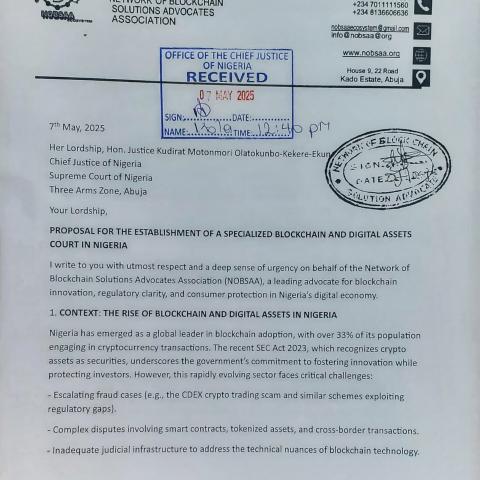 Nigeria Moves to Establish Africa’s First Specialized Blockchain Court Amid Rising Crypto Fraud